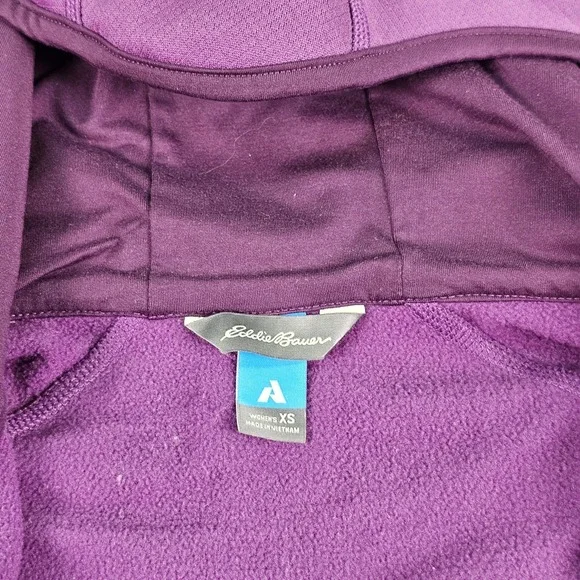 Eddie Bauer Jacket Womens XS First Ascent Hooded Full Zip Outdoor Softshell - Picture 8 of 14